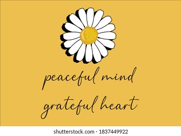 daisy vector design with typographyvector illustration design for fashion graphics, t shirt prints, posters etc
stationery,mug,t shirt,phone case  fashion style trend spring summer print