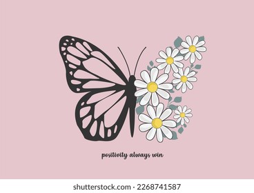 daisy vector hand drawn design 