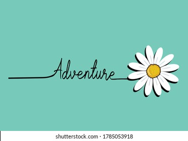 daisy vector illustration design drawncolorfull daisy vector flower illustration daisy flower design hand drawn daisies positive quote flower design margarita 
mariposa
stationery,mug,t shirt,phone 