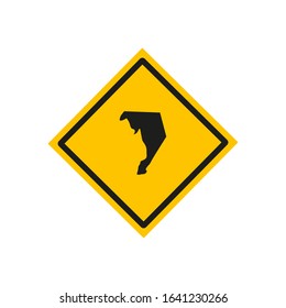dakhlet nouadhibou region map of country of mauritania