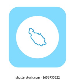 dalarna region map, country of sweden