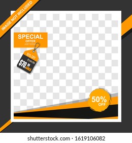 dale banner template for web and social media