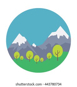 Dale Valley Vector Icon
