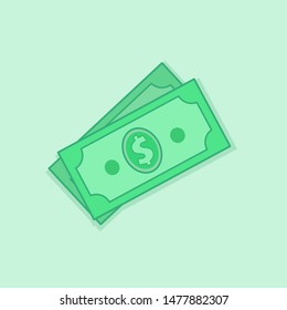 Dallarr Money on green background