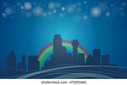 Dallas city background