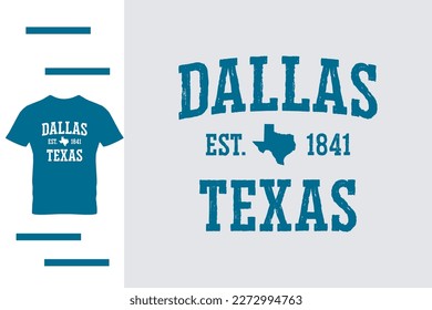 Dallas city lover t shirt design 