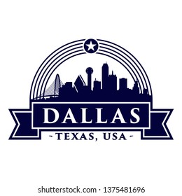 Dallas Logo Vector Illustration Stock Vector (Royalty Free) 1375481696 ...