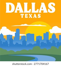 Dallas Texas with charming natural views