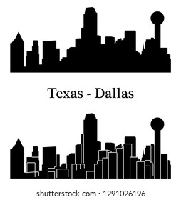 Dallas, Texas ( city silhouette ) 