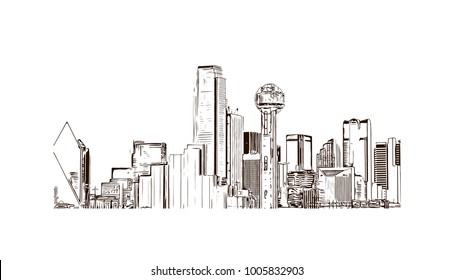 Dallas Drawing Hd Stock Images Shutterstock