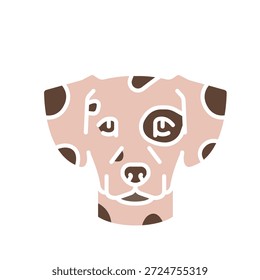 dalmatian black line icon for digital and print projects. Dog breed. Minimal clean icons for apps and websites. Modern simple icons for UI UX and branding