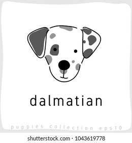 Dalmatian : Dog Breed Collection : Vector Illustration