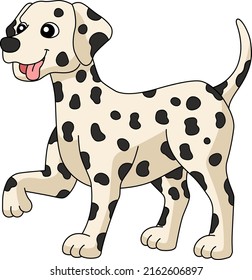 Dalmatian Dog Cartoon Clipart Illustration