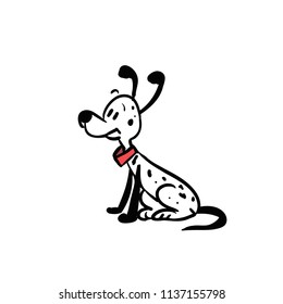 dalmatian dog clipart