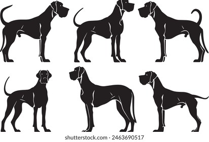 Dalmatinische Hundeabbildung isoliert, Vektorgrafik