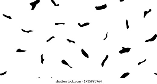 Dalmatian Dog Pattern. Seamless Ink Splatter. Cheetah Spray Blob. Dirty Dirt. White Animal Grunge. Graffiti Dot. Black Fluid Fur. Animal Blot. Leopard Texture. Vector Stain. Seamless Paint Texture