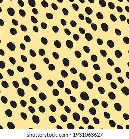 Dalmatian Dog Texture. Graffiti Fur Cheetah Inkblot. Dirty Dirt. Vector Dirt. Seamless Dot Background. African Dots Blob. Black Fluid Ink. Beige Animal Effect. Animal Dots. Irregular Print Pattern