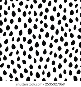 Dalmatian print pattern vector. Abstract dalmatian spots background.