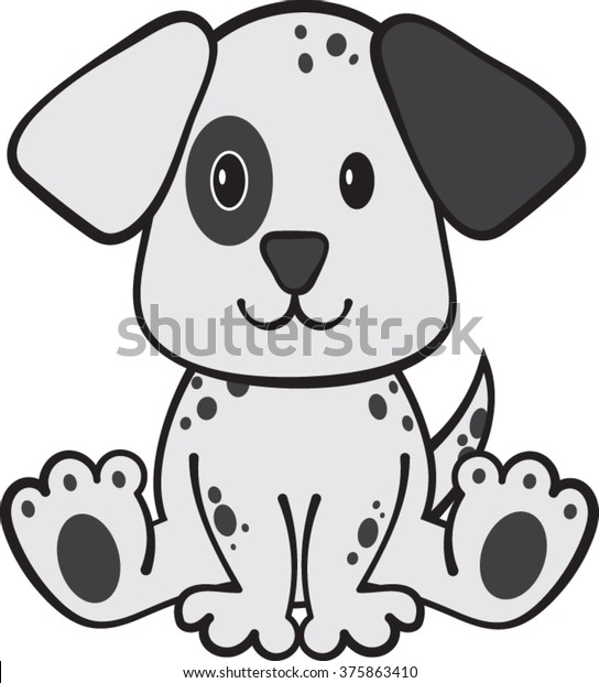 ダルマティアン 子犬 ベクターイラスト のベクター画像素材 ロイヤリティフリー