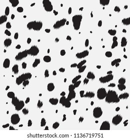 dalmatian seamless skin texture, vector background