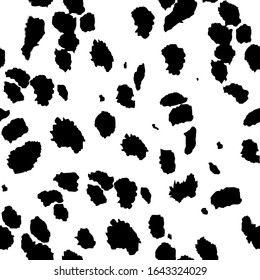 Dalmatian seamless skin texture, vector background, print