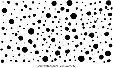 Pontos dálmatas fundo pontos pretos