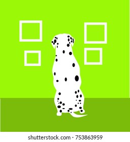 Dalmatians and frame