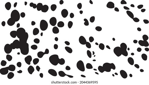 Dalmatians spots background vector illustration