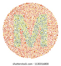 Daltonism Ishihara Test Red Green Upper: Vector De Stock (libre De ...