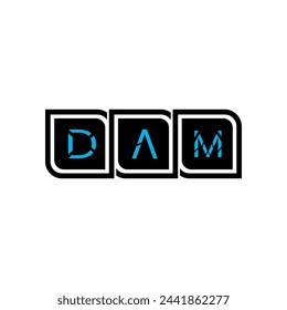 DAM Creative logo And Icon Design