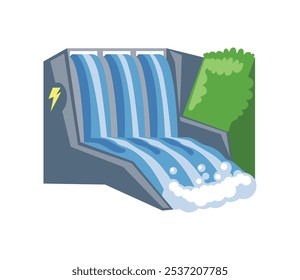 dam hydro renewable energy isolated