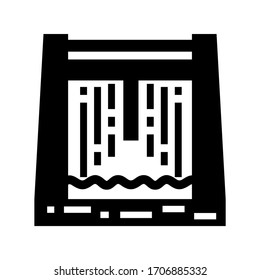 dam icon or logo isolated sign symbol vector illustration - high quality black style vector icons
