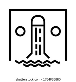 dam icon or logo isolated sign symbol vector illustration - high quality black style vector icons
