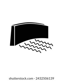 dam icon, vector best flat icon.