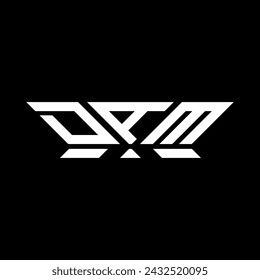 DAM letter logo vector design, DAM simple and modern logo. DAM luxurious alphabet design  