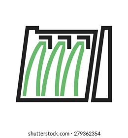 Dam, water, hydro electric icon vector image. Can also be used for energy and technology. Suitable for web apps, mobile apps and print media.