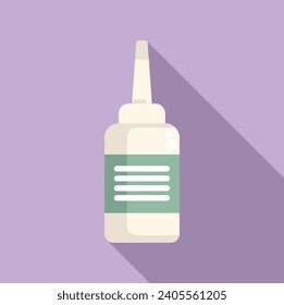 Vector plano del icono de pintura del kit de daño. Señora de la cuenca del Trend. Guía de brillantez