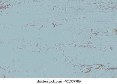 Damaged cracked blue color texture for your design. EPS10 vector.