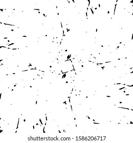  Damaged grunge texture.The vector background for decoration.