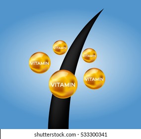 Damaged Hair Cure By Vitamin