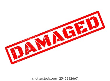 Damaged stamp. Grunge vector design seal.