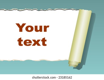 Damaged wallpaper, vector