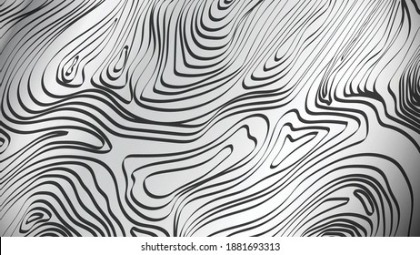 Damascus Abstract Flat Vector Background 
