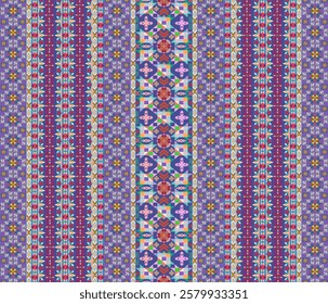 Damascus fabric pattern, purple tones, various patterns in the Damascus style, bright colors, beautiful lines for textiles, shirts, carpets, curtains, pillows and as needed.