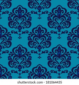 Damascus seamless vector pattern