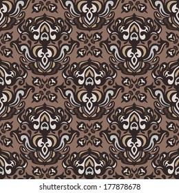 Damascus vintage seamless vector texture