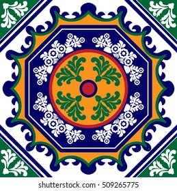 Damask beautiful background with rich, old style, luxury ornamentation, blue fashioned seamless pattern, royal vector wallpaper, floral wrapping paper, swatch fabric for decoration and design