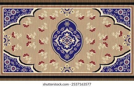 Damask carpet pattern,Navajo carpet design tribal rug pattern,Native American,motif geometric.Rug design for decor.Rug pattern blanket,woven carpet illustration.Boho geometric,Aztec ethnic decor.
