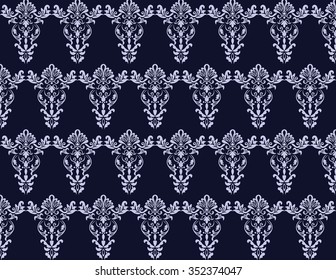 Damask classic ornament pattern. Vector