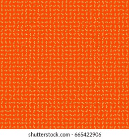 Damask elegant wallpaper. Vector seamless pattern on a orange background. Vintage design in a orange and golden colors.